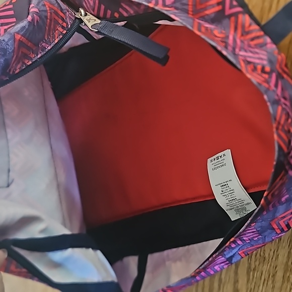 Jansport Superbreak T501 Lightweight Backpack Gray Forge Pink Purple Diamond - Picture 7 of 13